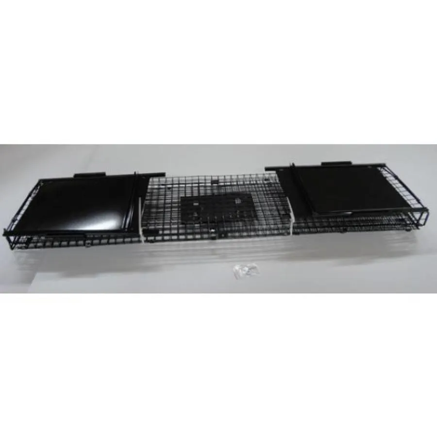 Doorloopval XL 2-deurs 100 x 25 x 28 cm voor levend vangen