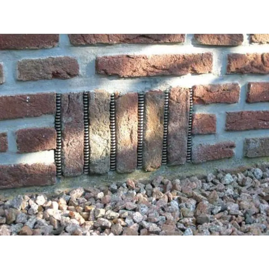 RVS stootvoegrooster 6 cm | tegen muizen en insecten in spouwmuur