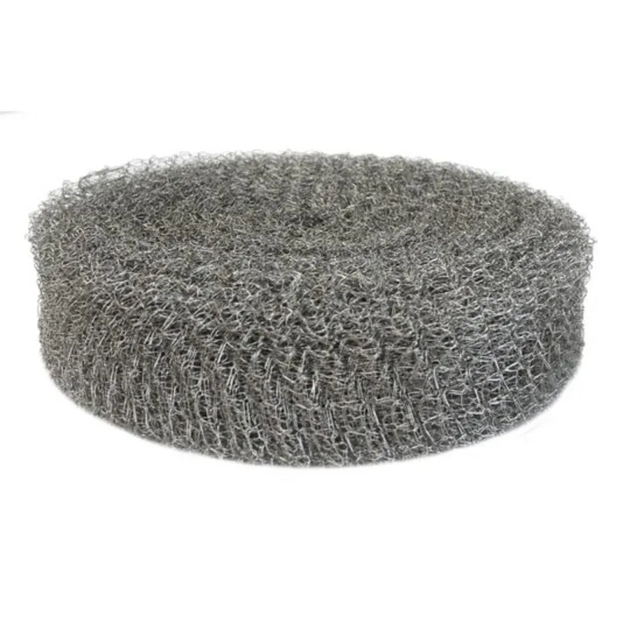 NetNox flexibel RVS weringsgaas 1 meter x 5 cm tegen muizen en ratten