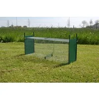Wild vangkooi 130 x 36 x 47 cm met 2 ingangen | 2 mm gaas