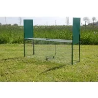 Wild vangkooi 130 x 36 x 47 cm met 2 ingangen | 2 mm gaas