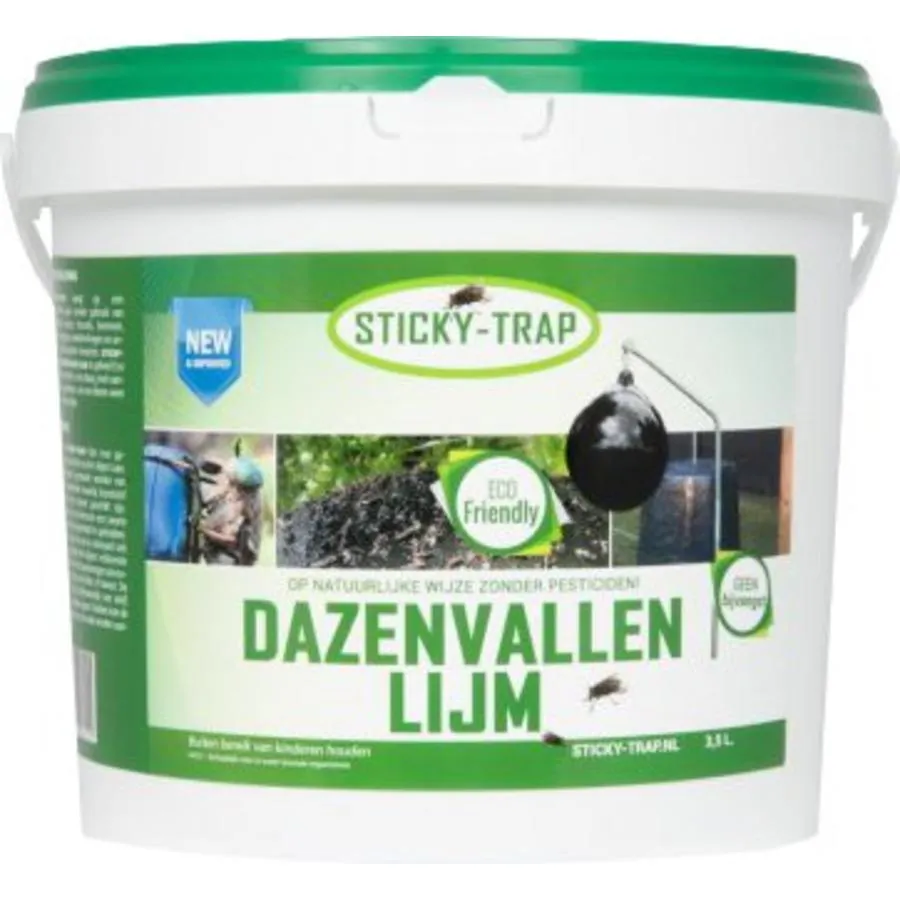 Dazenvallen lijm 3,5 liter voor dazen, horzels en paardenvliegen