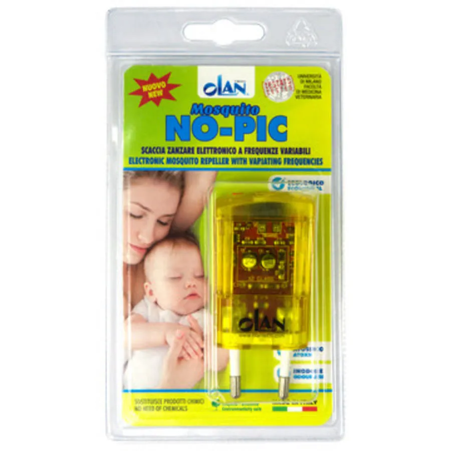 Mosquito No-Pic muggenverjager voor stopcontact | 7,5 x 3,5 cm