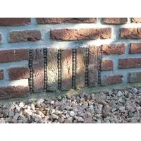 RVS stootvoegrooster 24 cm tegen muizen, ratten en insecten