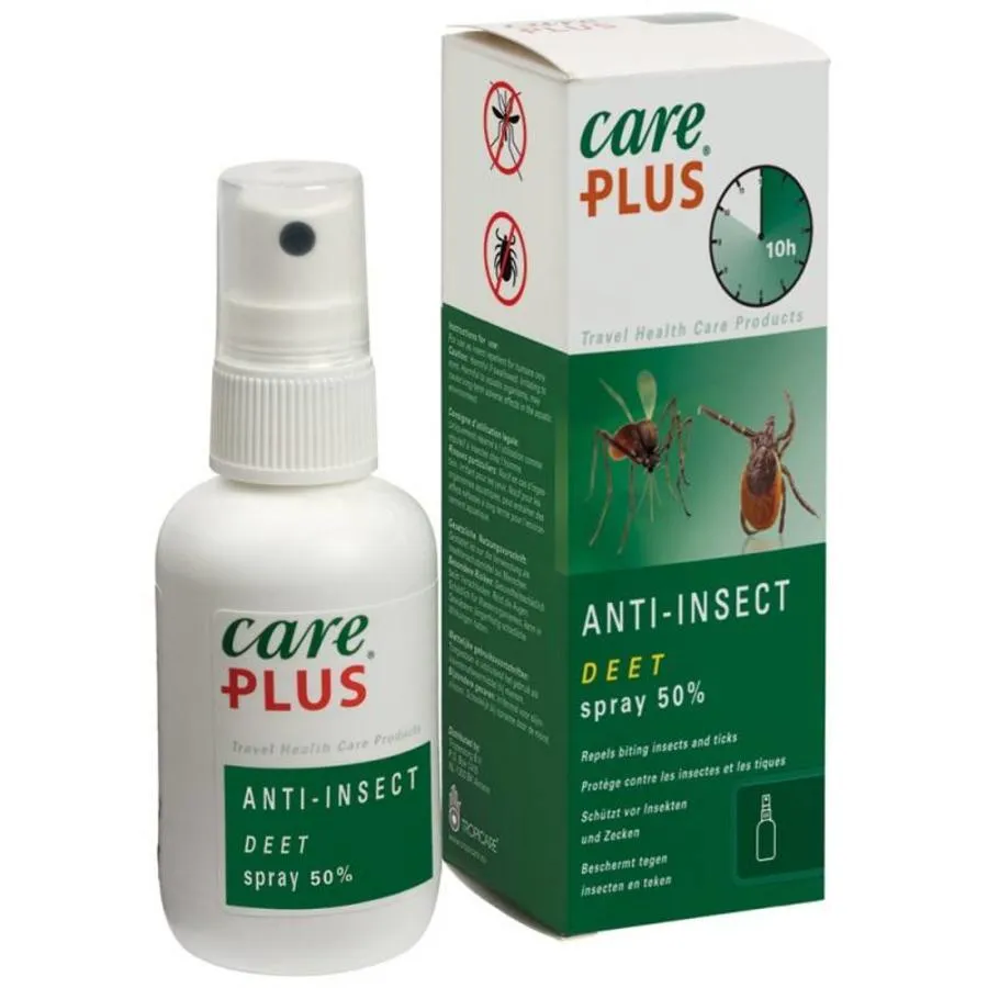 Anti-insect DEET spray 50% 60 ml | tegen muggen en teken