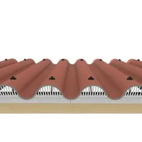 Metalen vogelschroot tegen muizen, ratten, vogels en marters | 10 x 1 meter | 55 mm hoog