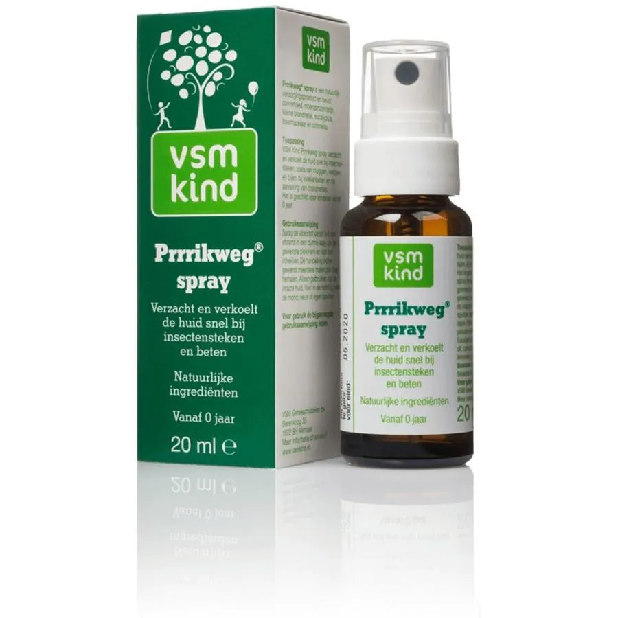 Prrrikweg spray kind 20 ml | verkoelt en verzacht na insectensteken