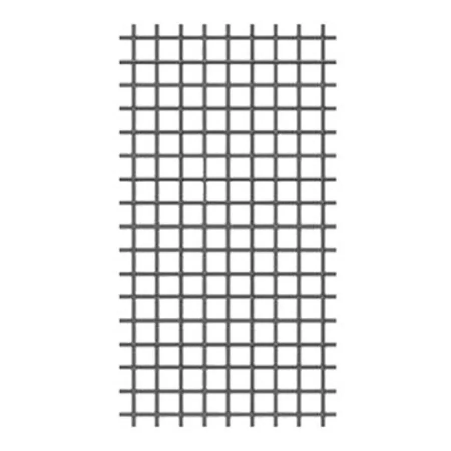 RVS renovatierooster 10,5 x 5 cm voor kruipruimteventilatie
