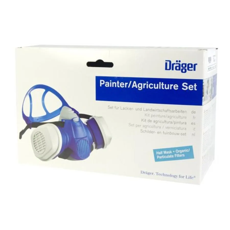 X-plore 3300 halfgelaatsmasker maat M met 2 A2 P3 filters