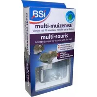 Multi-muizenval voor levend vangen | tot 10 muizen | 29,2 x 16 x 5 cm