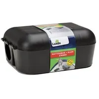 Rattenbox met rattenklem zwart 27 x 18 x 11 cm