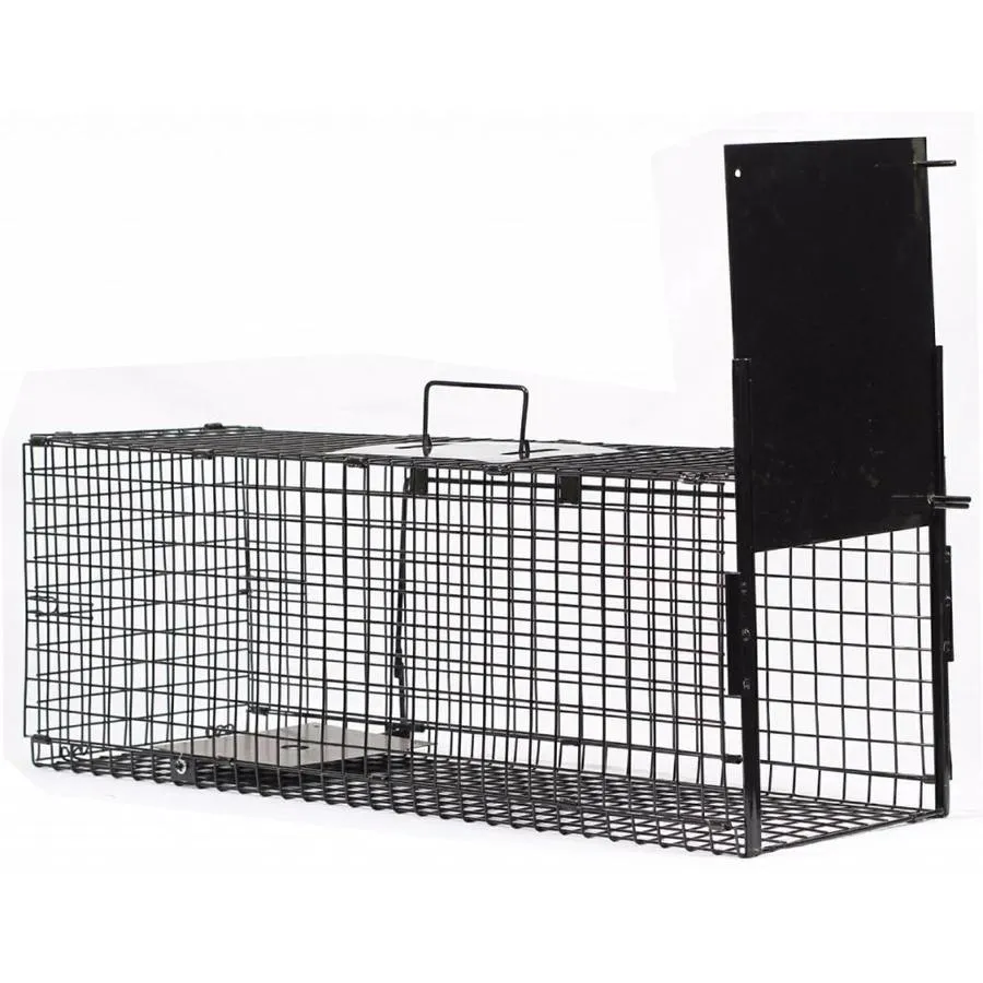 Inloopval 80 x 25 x 30 cm | levend vangende vangkooi met 1 ingang