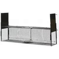 Doorloopval XL 2-deurs 100 x 25 x 28 cm voor levend vangen