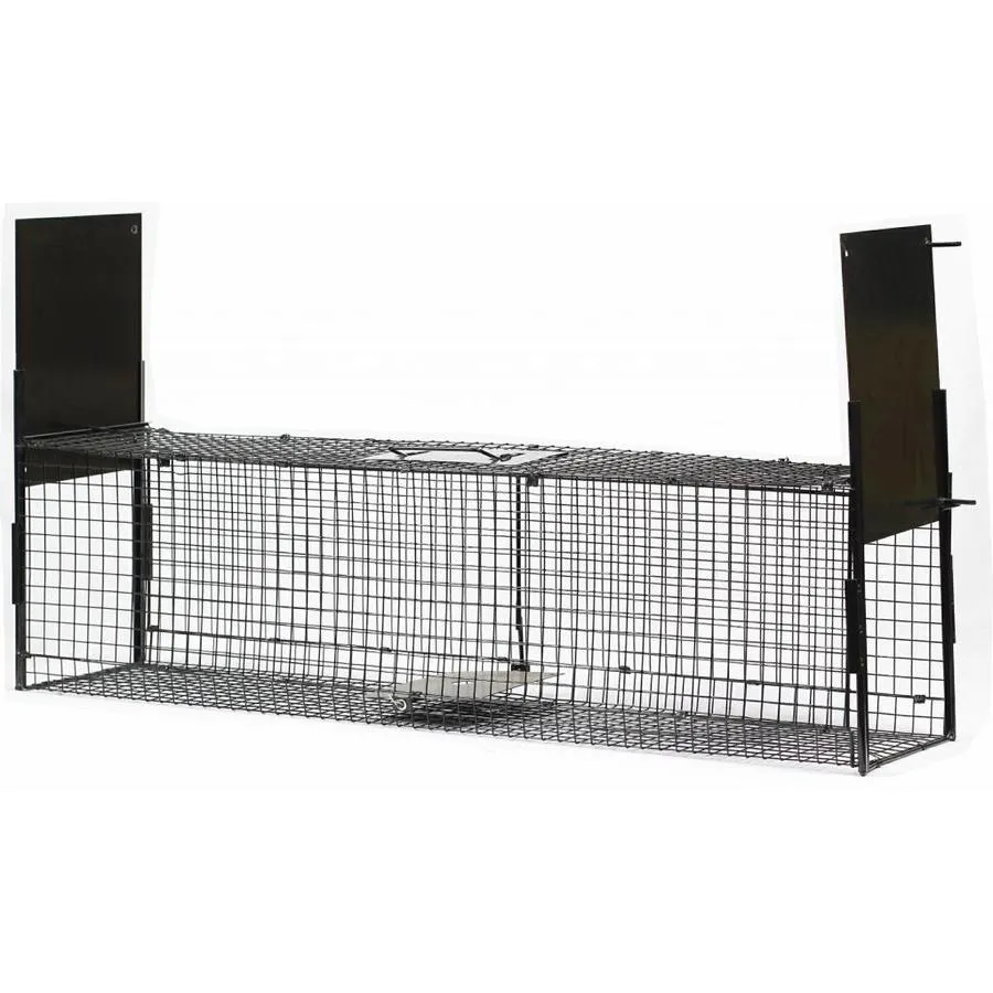 Doorloopval XL 2-deurs 100 x 25 x 28 cm voor levend vangen