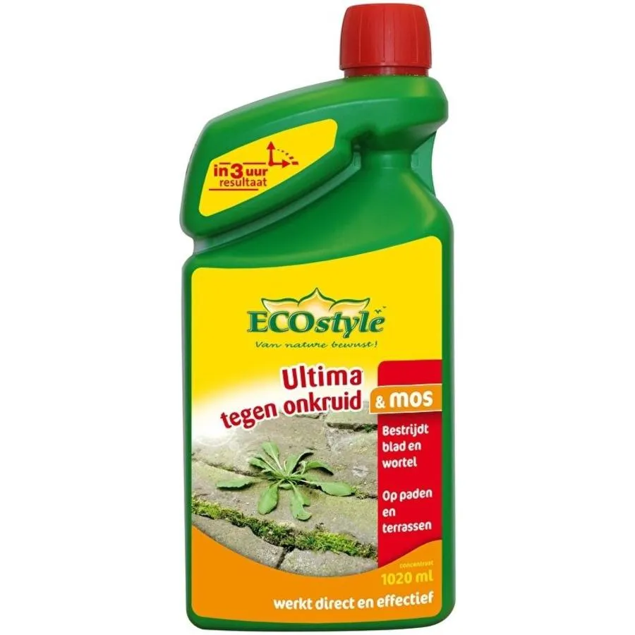 Ultima onkruid- en mosbestrijder concentraat 1020 ml voor circa 210 m²