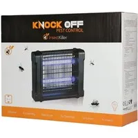 Insectenlamp 2x6 Watt met UV-A en elektrocutierooster | 30 m²
