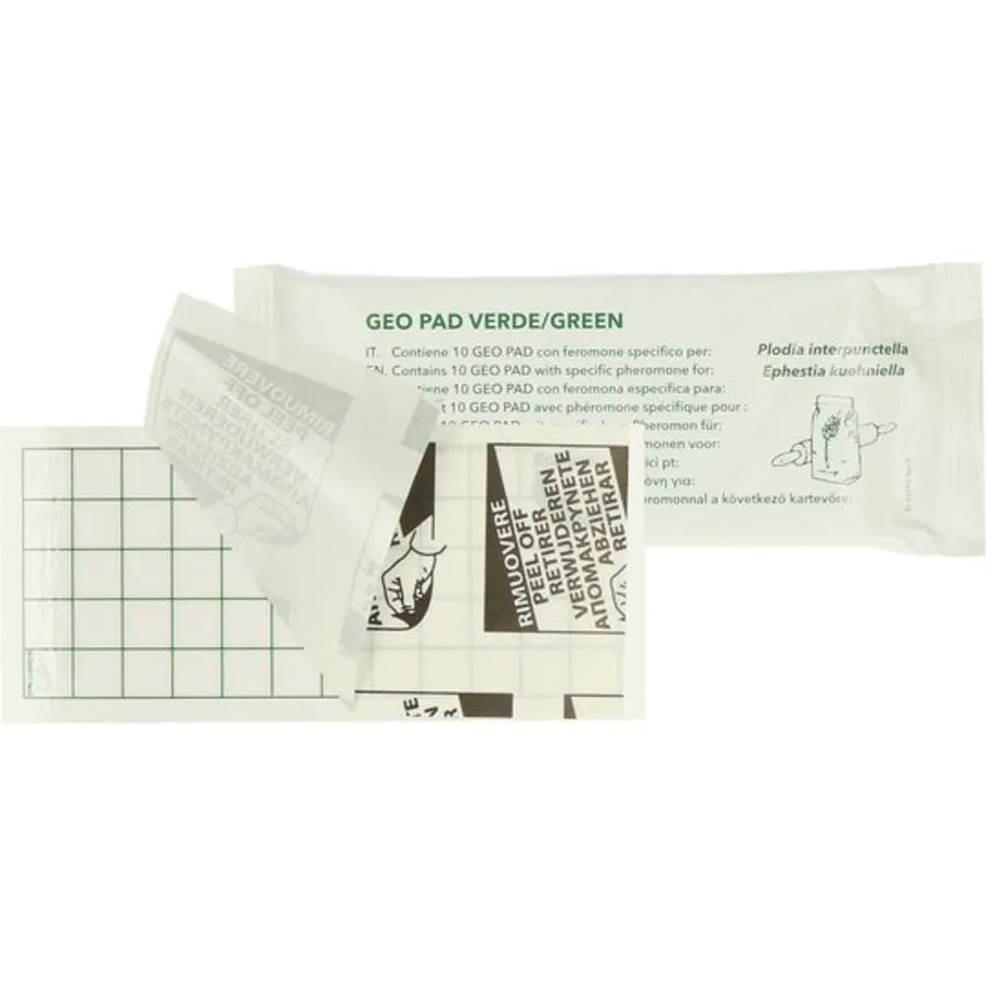 Voedselmot lijmplaten met feromoon 10 stuks | 13 x 6 cm | tot 2 maanden monitoring