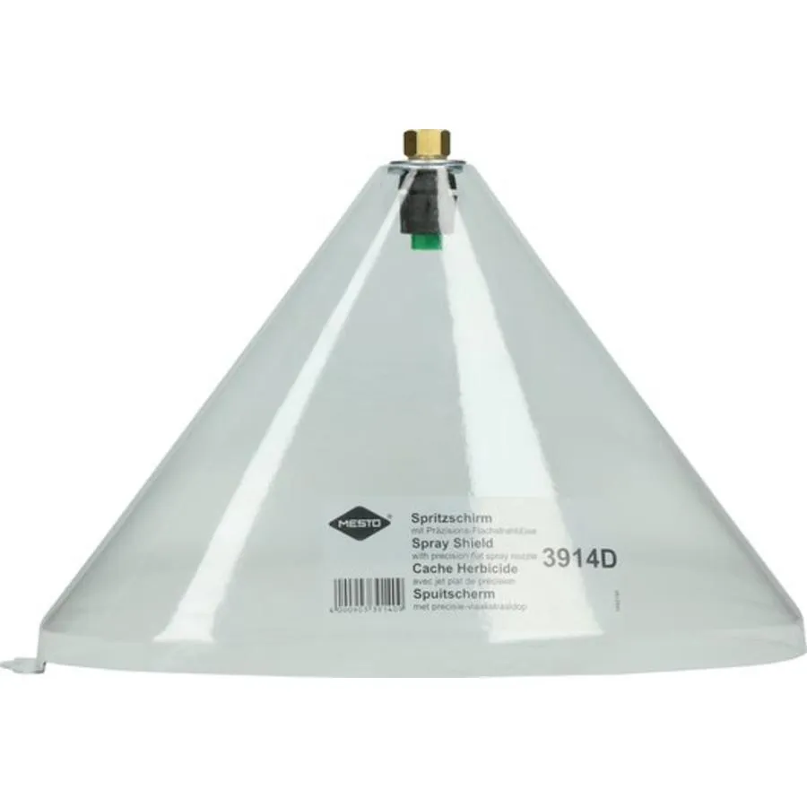 Spuitkap 30 cm met vlakstraler 80-015 voor gericht spuiten