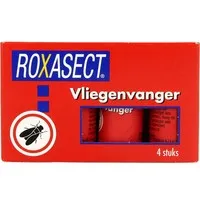 Vliegenvanger kleeflint voor binnen | 4 stuks | gifvrij en reukloos