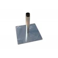 Gegalvaniseerde dakvoet voor vliegerpalen 60 x 60 x 60 cm
