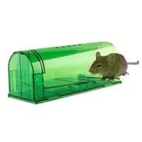Muizenval levend vangend | 17 x 6 x 6,5 cm | herbruikbaar