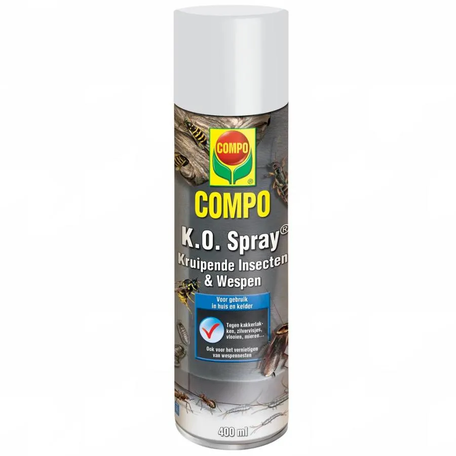 K.O. Spray tegen kruipende insecten en wespennesten 400 ml