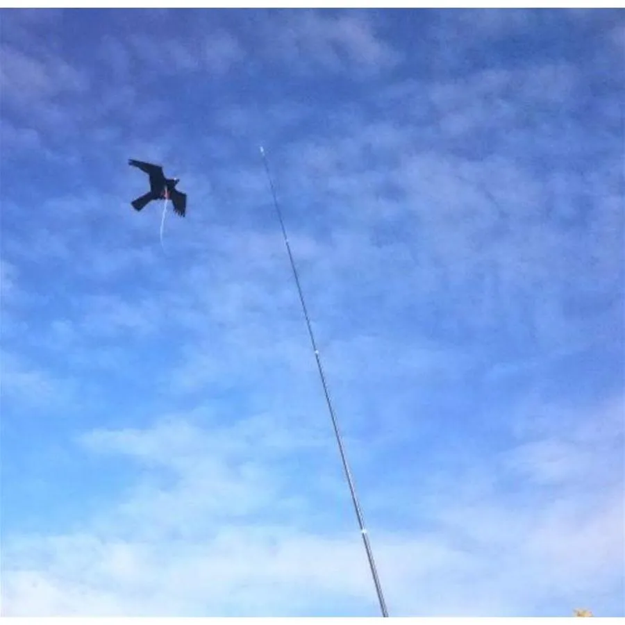Vogelverschrikker vlieger complete set met 7 meter telescooppaal