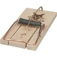 Houten rattenklem 17,5 x 9,5 cm | krachtige herbruikbare slagval