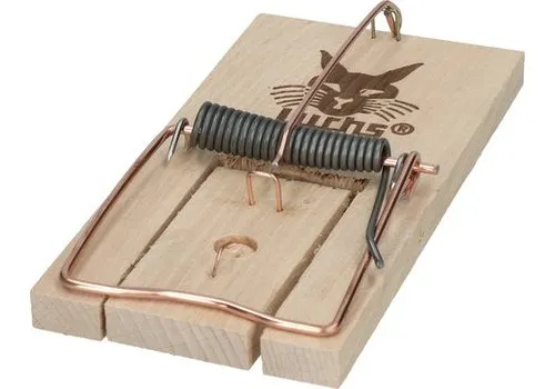 Luchs Houten rattenklem 17,5 x 9,5 cm
