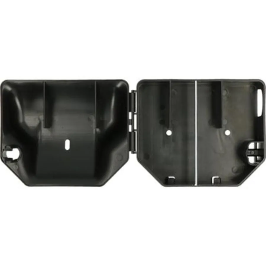 Muizen voerdoos met sleutel 12,5 x 10,5 x 6,5 cm | voor klem en lokaas