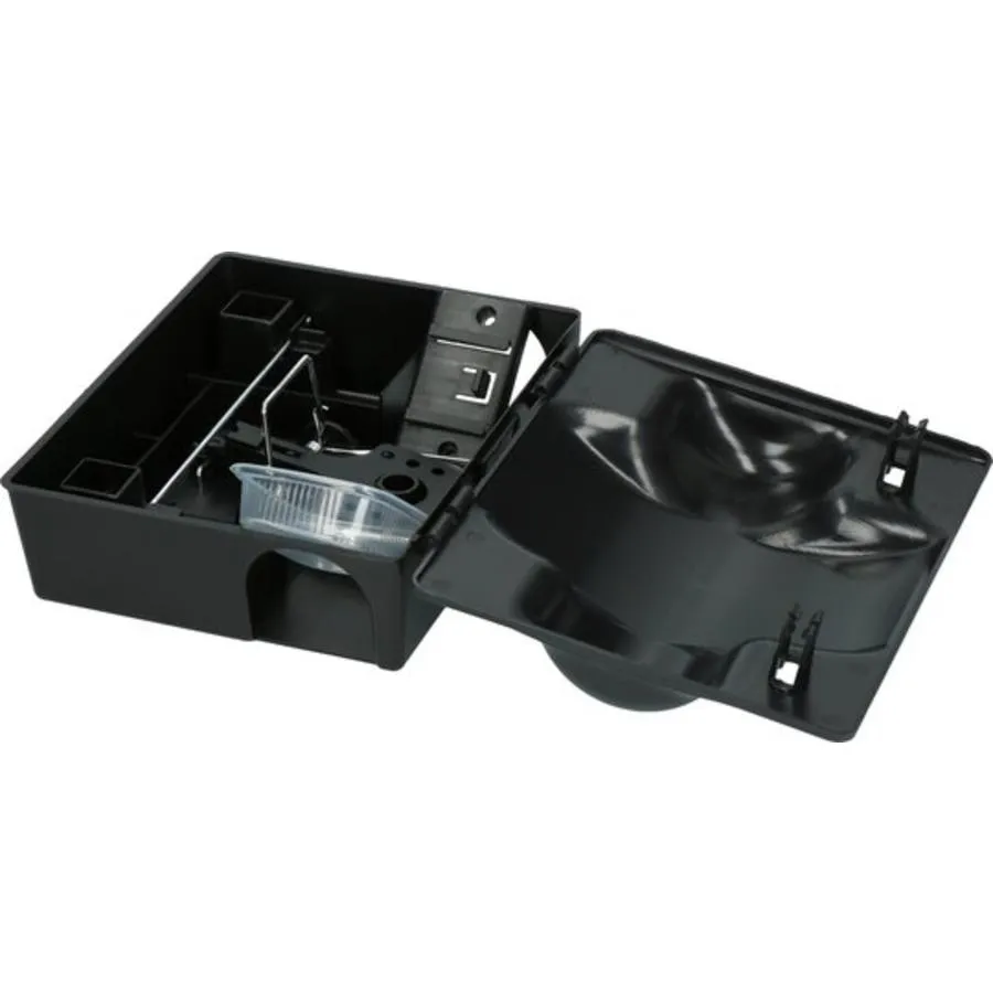 Ratten voerdoos met klem en sleutel | 23,5 x 19,5 x 10,5 cm