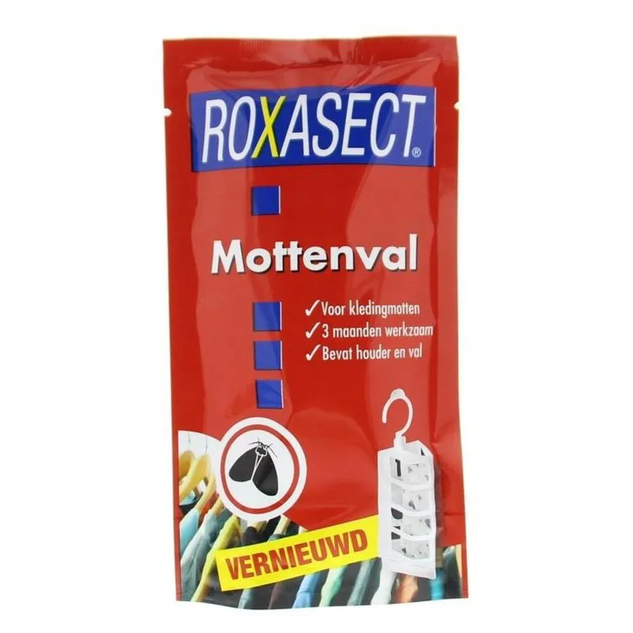 Mottenval tegen kledingmotten | 1 stuk | tot 4 maanden werkzaam