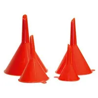 Trechterset 4-delig kunststof 50, 75, 95 en 115 mm