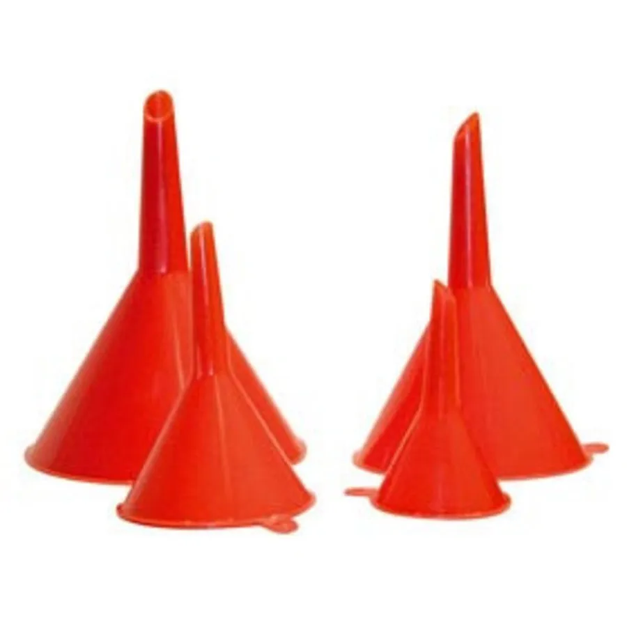 Trechterset 4-delig kunststof 50, 75, 95 en 115 mm