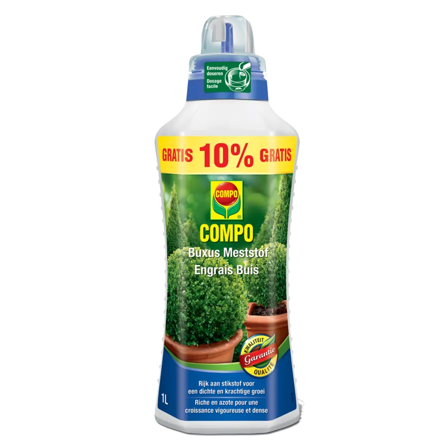 Vloeibare Meststof Buxus & Ilex 1 liter | NPK 8-3-4 voor diepgroene groei
