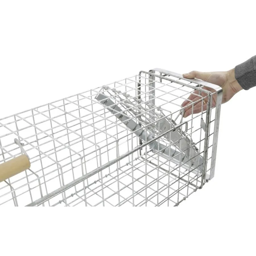 Vangkooi Predator Super 2-deurs 105 x 26 x 30 cm voor grote dieren