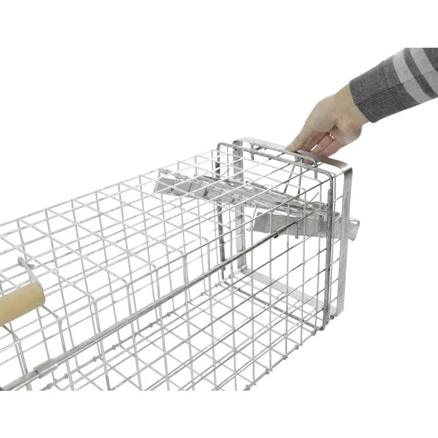 Vangkooi Predator Super 2-deurs 105 x 26 x 30 cm voor grote dieren