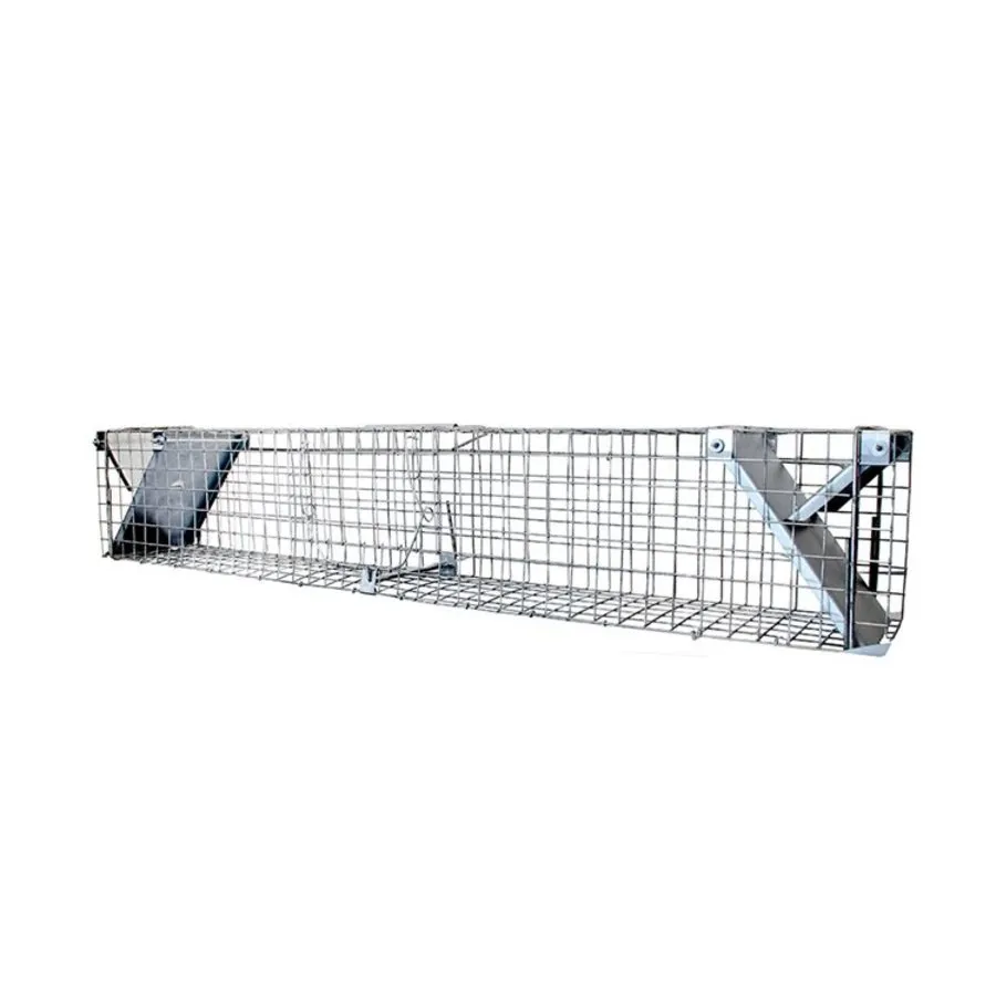 Vangkooi L 102 x 17 x 20 cm met 2 ingangen voor levend vangen