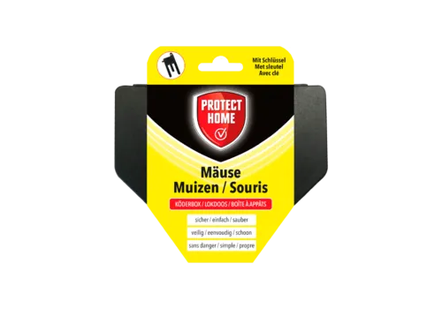 Protect Home Muizen lokdoos met sleutel 14 x 12 x 4 cm