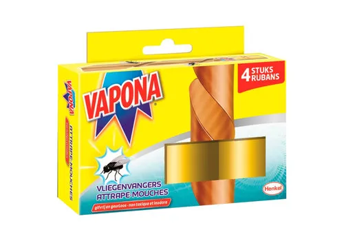 Vapona Vliegenvangers kleeflint 4 stuks