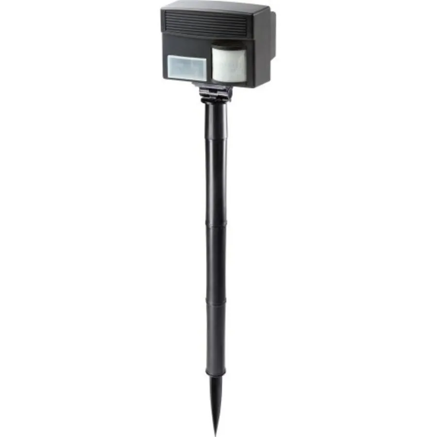 Ultrasone dierenverjager buiten met PIR-sensor | 100 m² | 17, 23 en 40 kHz