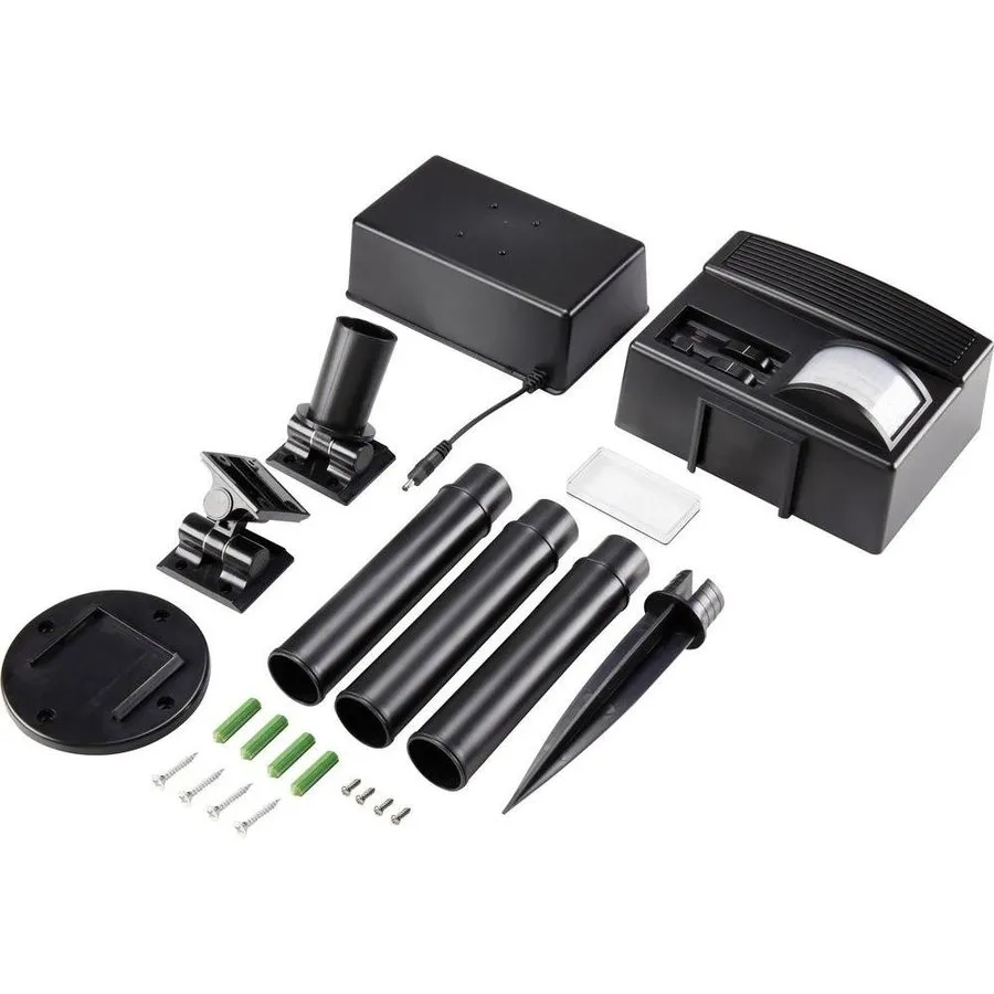 Ultrasone dierenverjager buiten met PIR-sensor | 100 m² | 17, 23 en 40 kHz