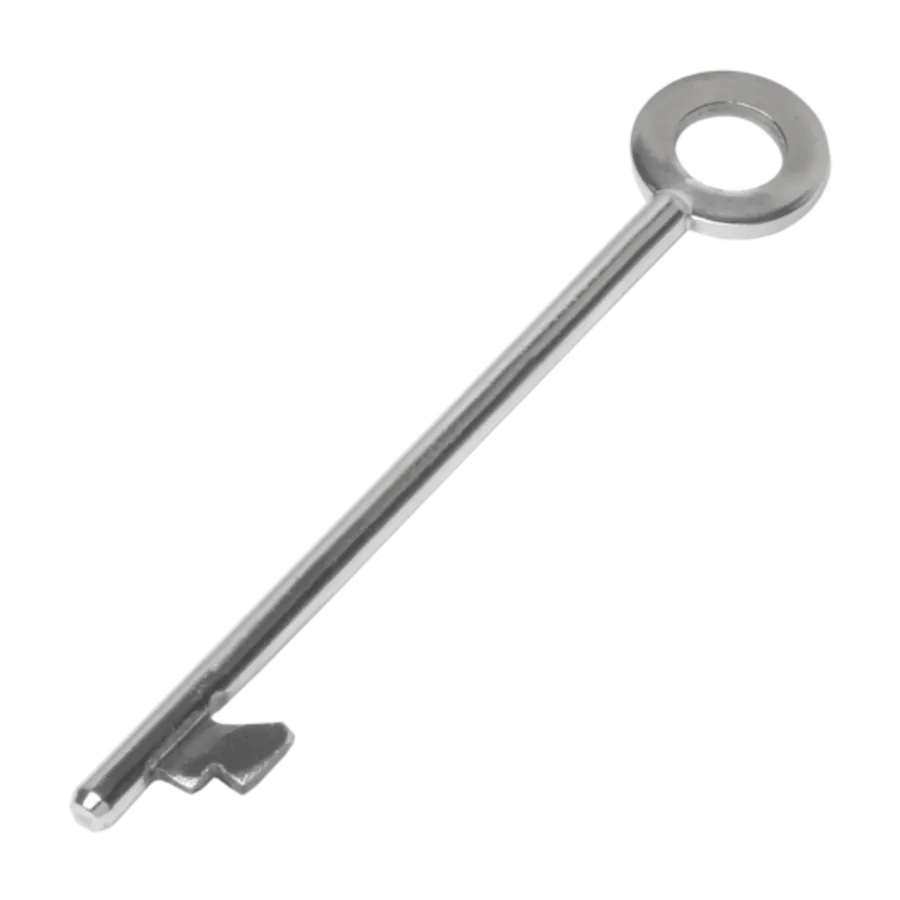 Metalen sleutel voor VR Rat Station Black | 9 cm reservesleutel