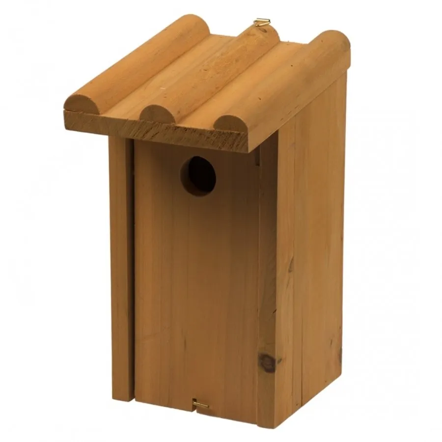 Mezenkast met schuin dak 13 x 12 x 26 cm | invliegopening 26 mm