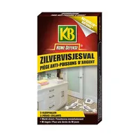 Zilvervisjesval 3 stuks | gifvrije kleefvallen voor 30 m² | 90 dagen werking