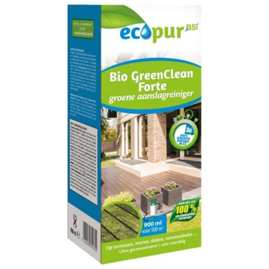 Bio GreenClean concentraat tegen groene aanslag 900 ml | voor 500 m²