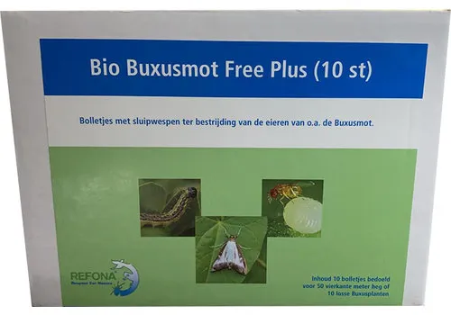 Refona Sluipwespen tegen buxusmot eieren | 10 bolletjes voor 50 m²