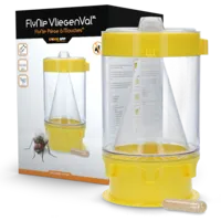 Flynip XL vliegenval voor buiten | tot 100.000 vliegen | 23,6 x 23 x 36,5 cm