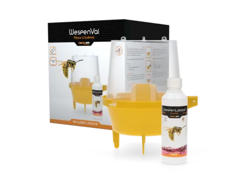 Knock Pest Herbruikbare wespenval met 250 ml lokstof | Ø 16,5 x 22,5 cm