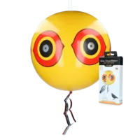 Schrikballon tegen vogels geel | 40 cm | reflecterende vogelverjager